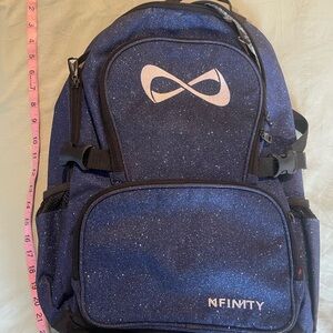 Nfinity Blue glitter Backpack
